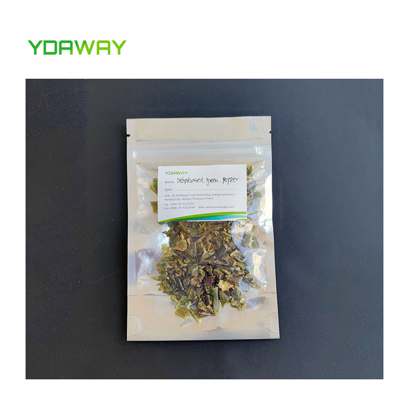 Peperone verde disidratato