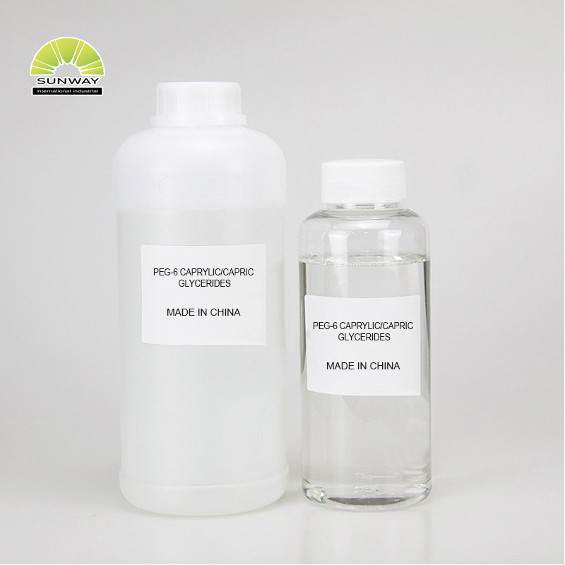 Agente per la cura della pelle di grado cosmetico, integratore, stabilizzante emulsionante, gliceridi caprilici/caprici Peg-6, fornitura di fabbrica