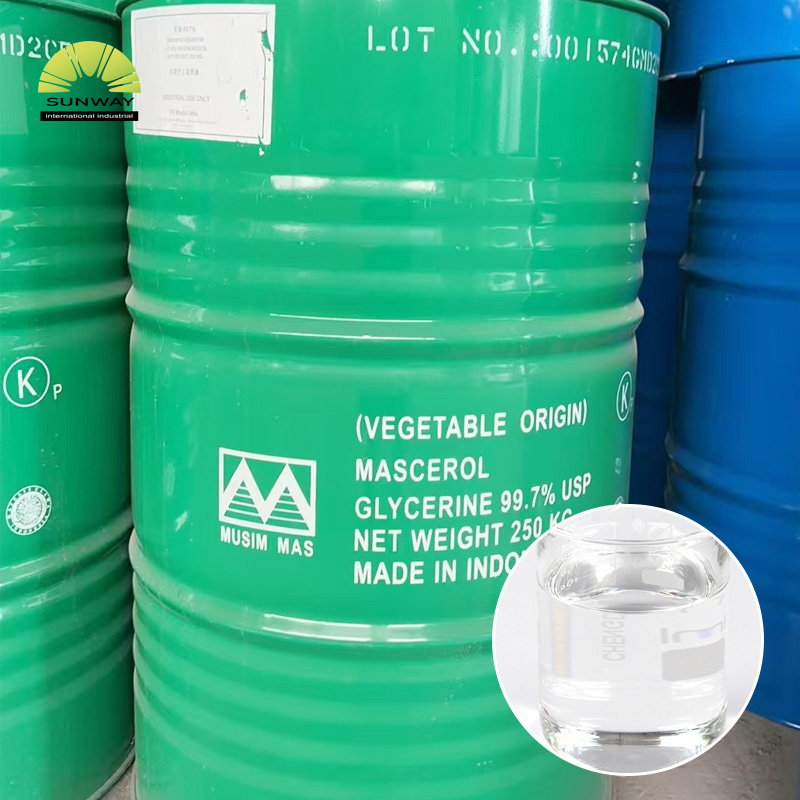 Idratante poliolo di alta qualità industriale 99,7% glicerina per prodotti per la cura personale