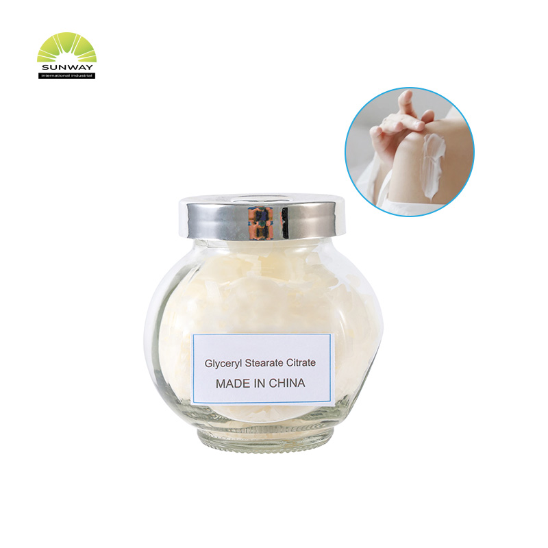 Emulsionante di qualità cosmetica premium 100% citrato di stearato di glicerile CAS 55840-13-6 per il trucco