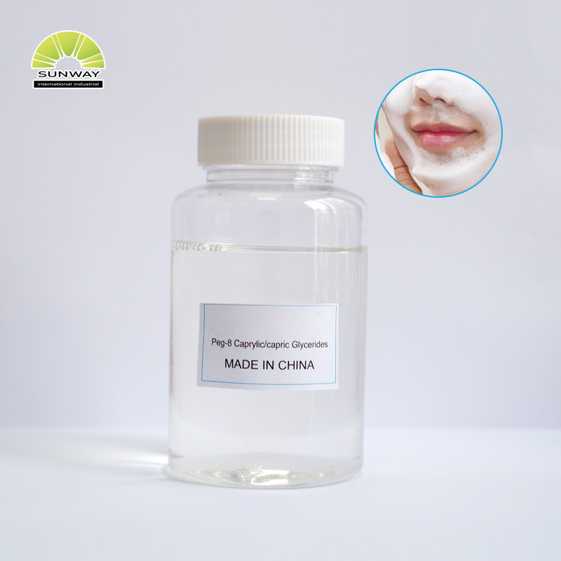Forniture di fabbrica di materie prime chimiche quotidiane Peg-8 gliceridi caprilici/caprici