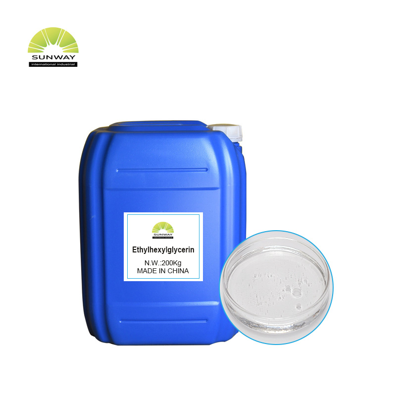 Materie prime detergenti di grado cosmetico ad alta purezza, conservanti, liquido trasparente al 99% di etilesilglicerina