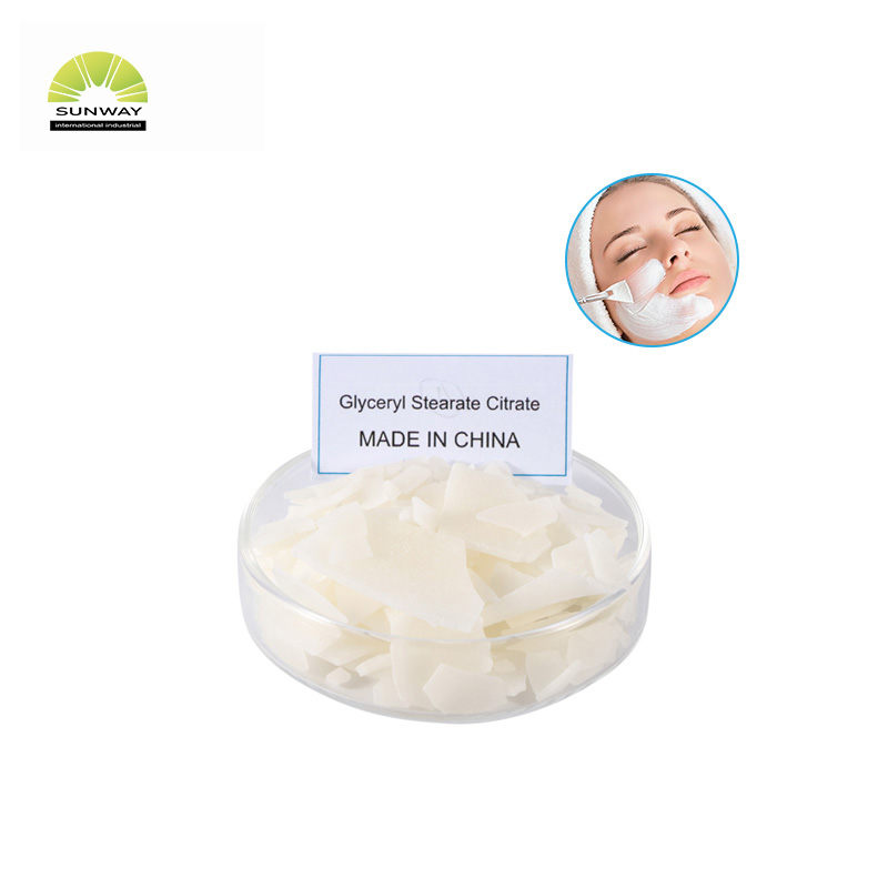 Emulsionante di qualità cosmetica premium 100% citrato di stearato di glicerile CAS 55840-13-6 per il trucco