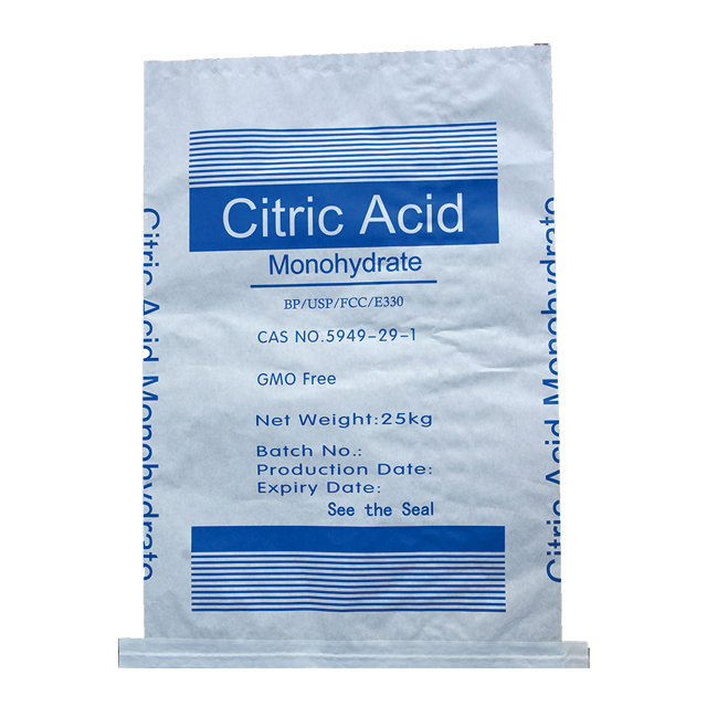 Prezzo anidro di acido citrico di grado industriale per uso alimentare in polvere cristallina bianca di acido citrico