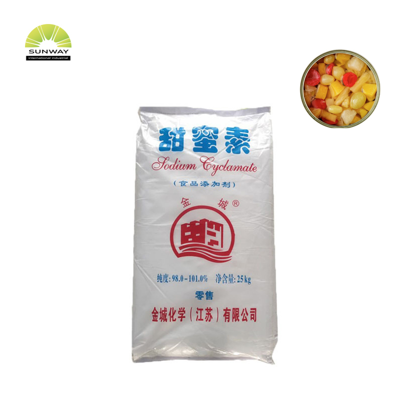 SUNWAY Borsa da 25 kg di sodio ciclamato CP95 NF13 dolcificante per uso alimentare CAS NO 139-05-9