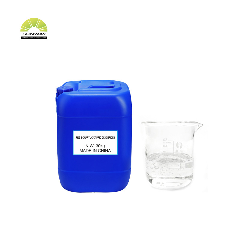 Agente per la cura della pelle di grado cosmetico, integratore, stabilizzante emulsionante, gliceridi caprilici/caprici Peg-6, fornitura di fabbrica