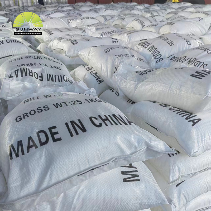 Formiato di sodio di grado industriale, purezza 98%